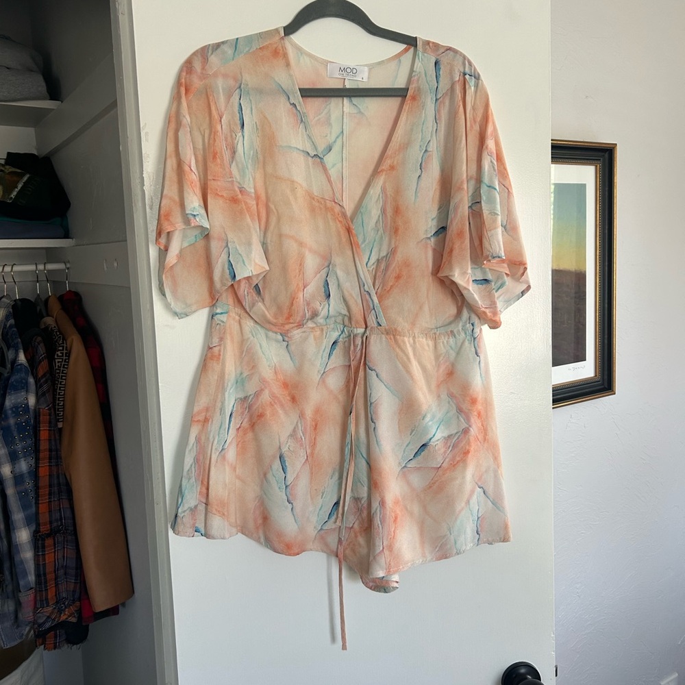 Pastel Wrap Romper